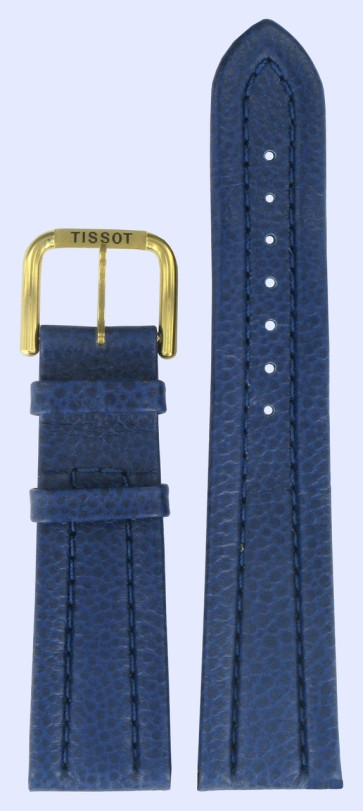 Watch strap Tissot T600013293 Leather Blue 22mm